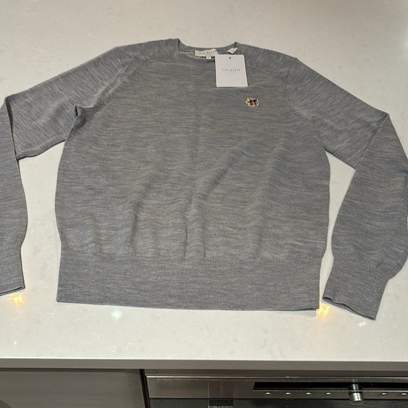 Ted Baker Averiii Merino Edit Crewneck Sweater Sz 2 NWT - Picture 3 of 8